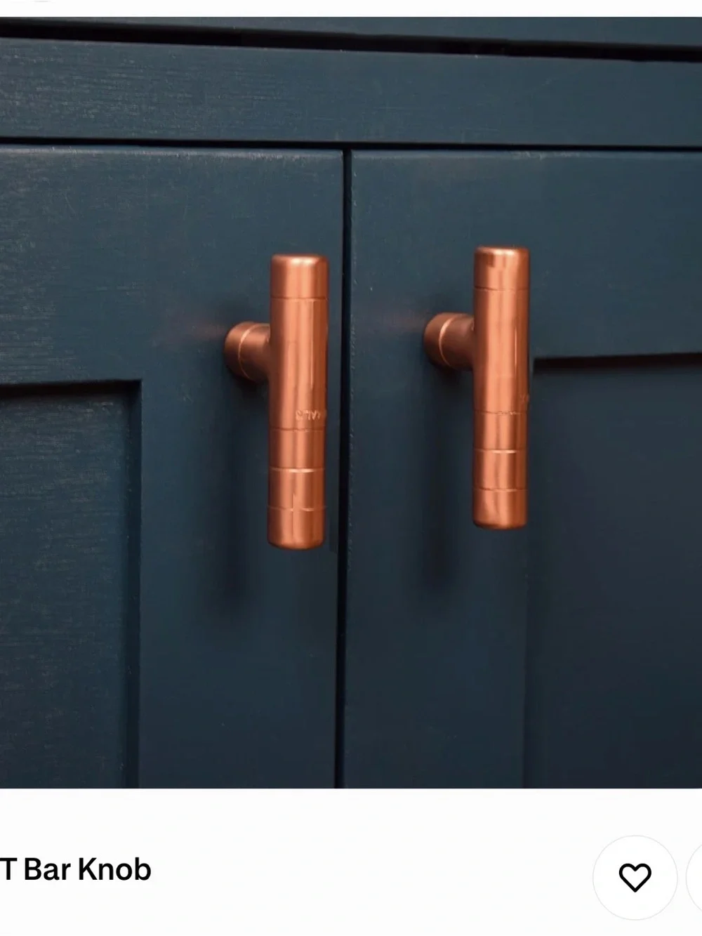 Set of 12 “Proper Copper” brand Copper cabinet pulls